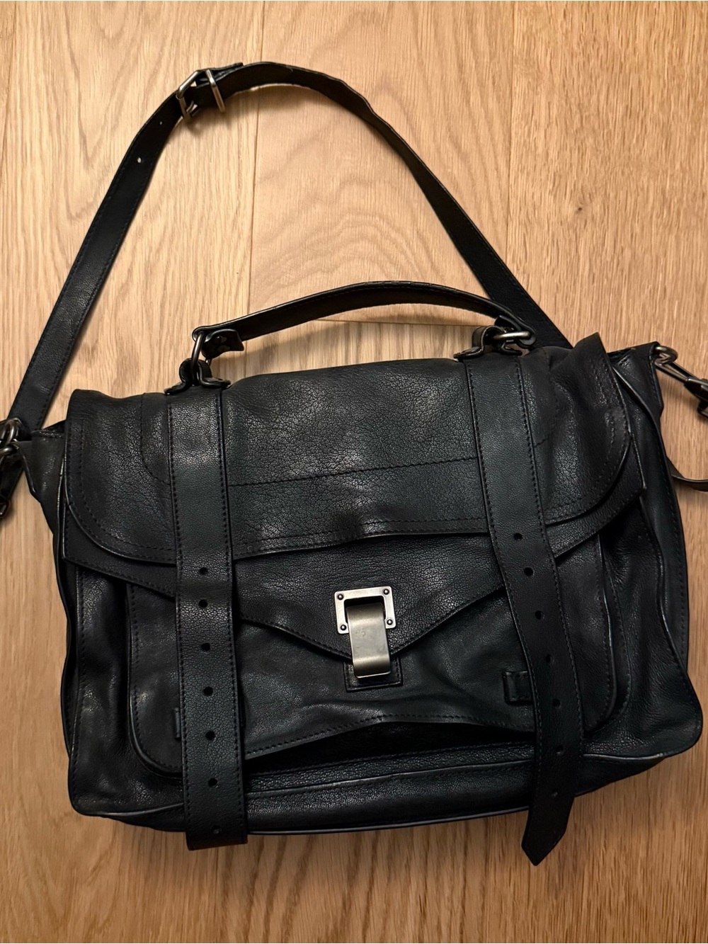 Proenza Schouler PS1 Medium Satchel in Black